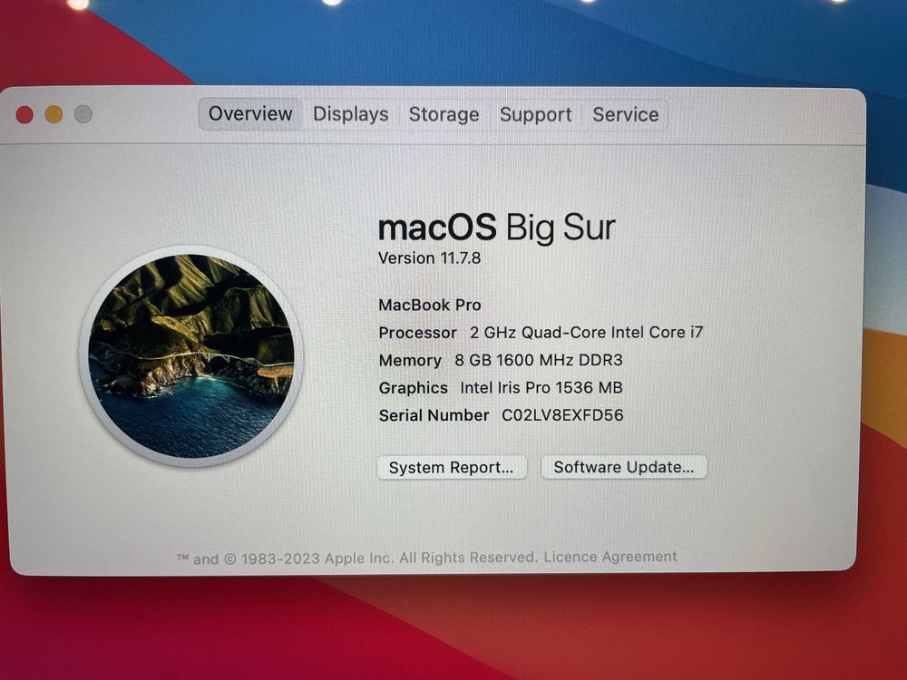 Мат. Плата для Macbook Pro 15” A1398 (2013-2014)