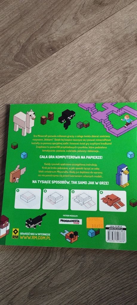 Książka Rysowanie w stylu Minecraft - nowa!