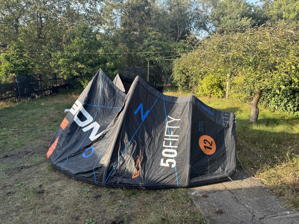 Latawce kite Nobile 50fifty zestaw 9 m i 12 m Kitesurfing sprzęt