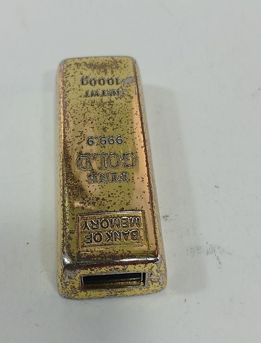 USB флешка Loveheek золотий злиток 256гб