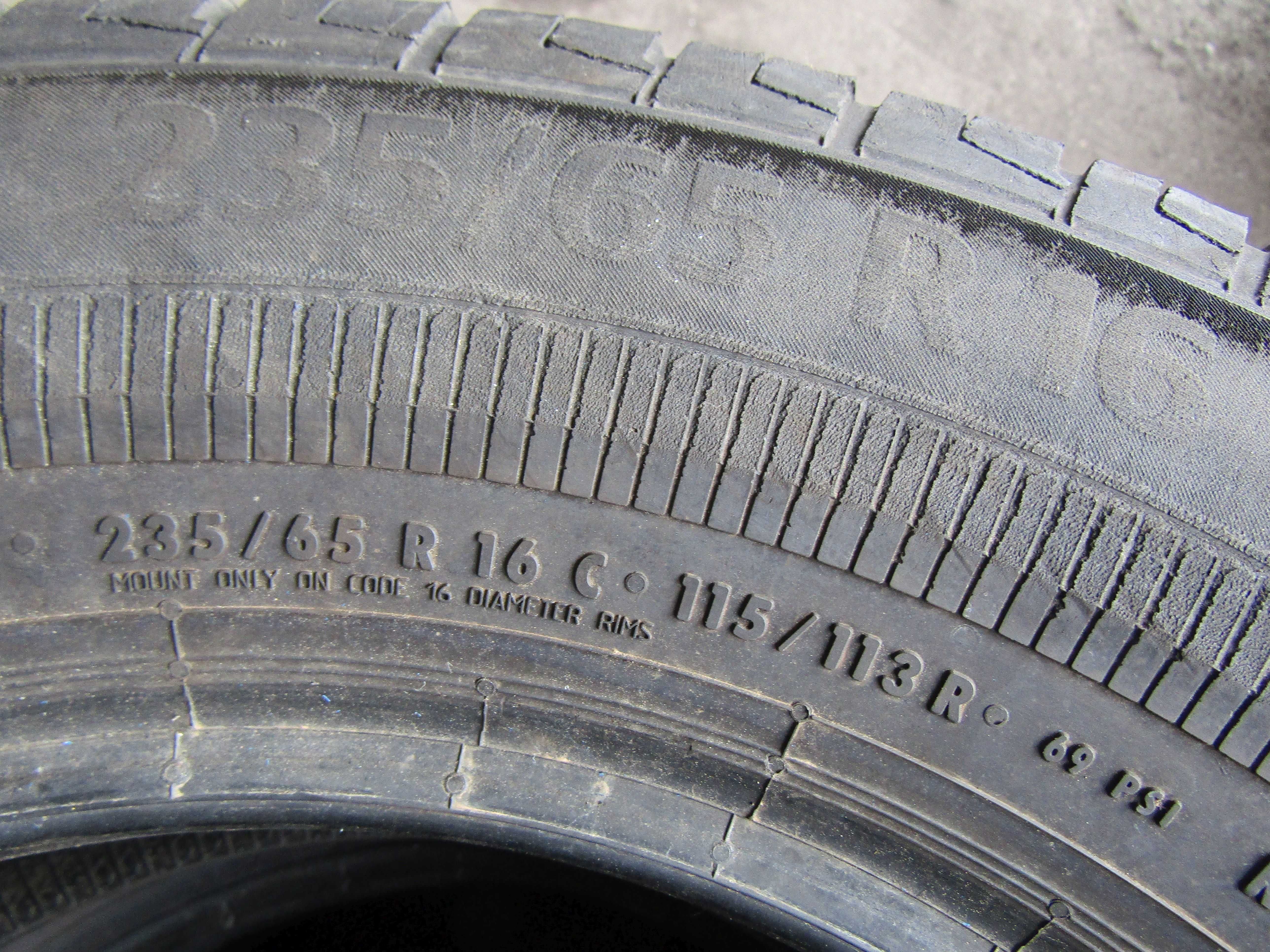 235/65R16C Continental VANCONTACT ECO 2szt 5.5mm 115/113R 2021R