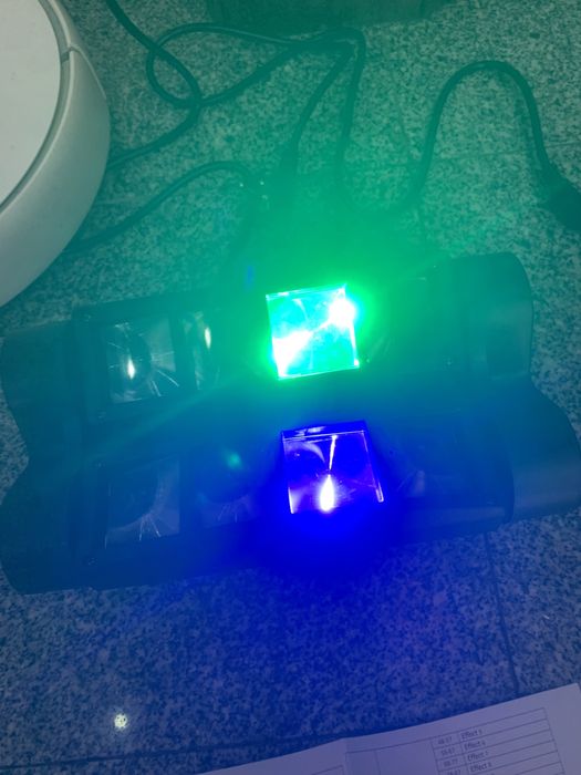 Moving led spider novos