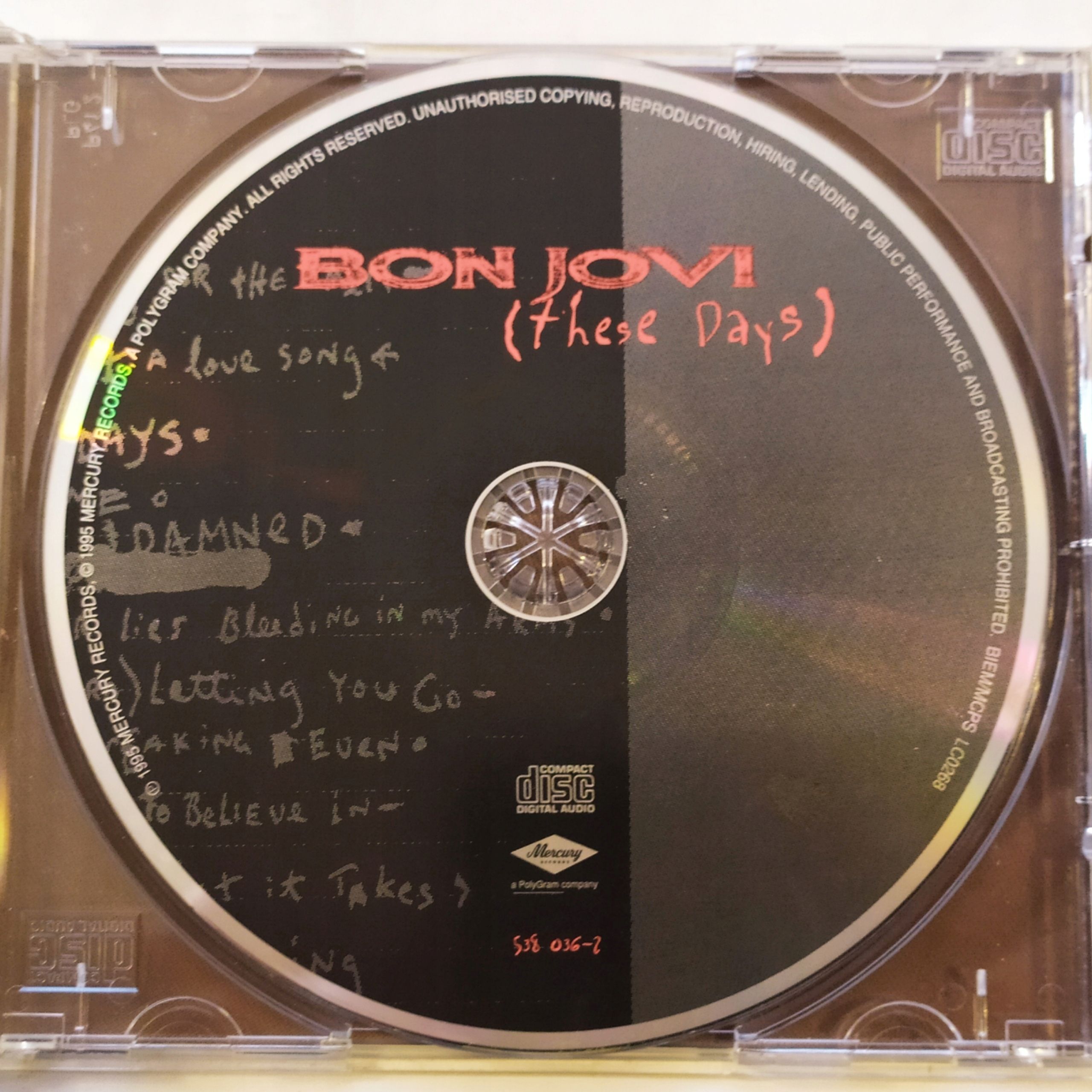 Bon Jovi- These Days - CD -- 2689