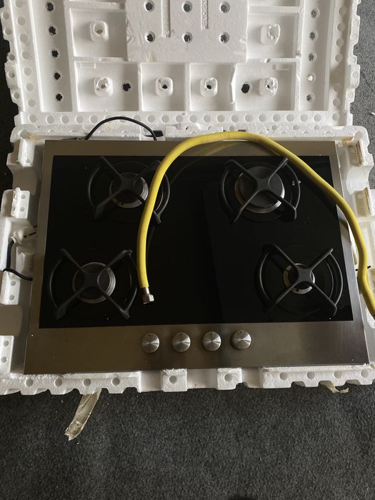 Placa quatro bocas cristal gás