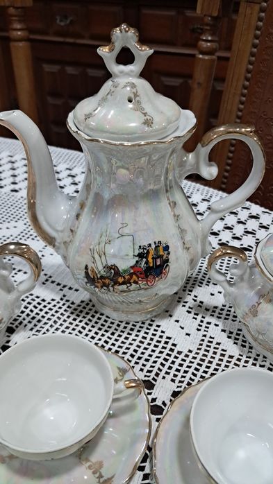 Serviço de chá antigo