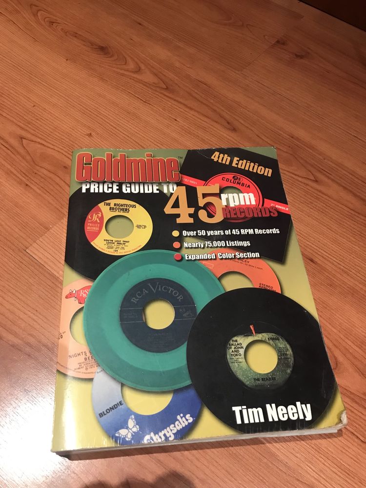 Price gide vinil 45 rotacoes (goldmine da Krause)