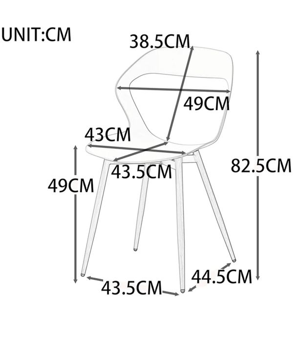Krzesło do jadalni, kuchni, salonu, poczekalni..