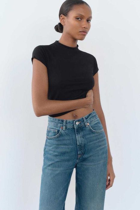 NEW! Женские джинсы на высокой посадке Wide Leg High Waist Full Length
