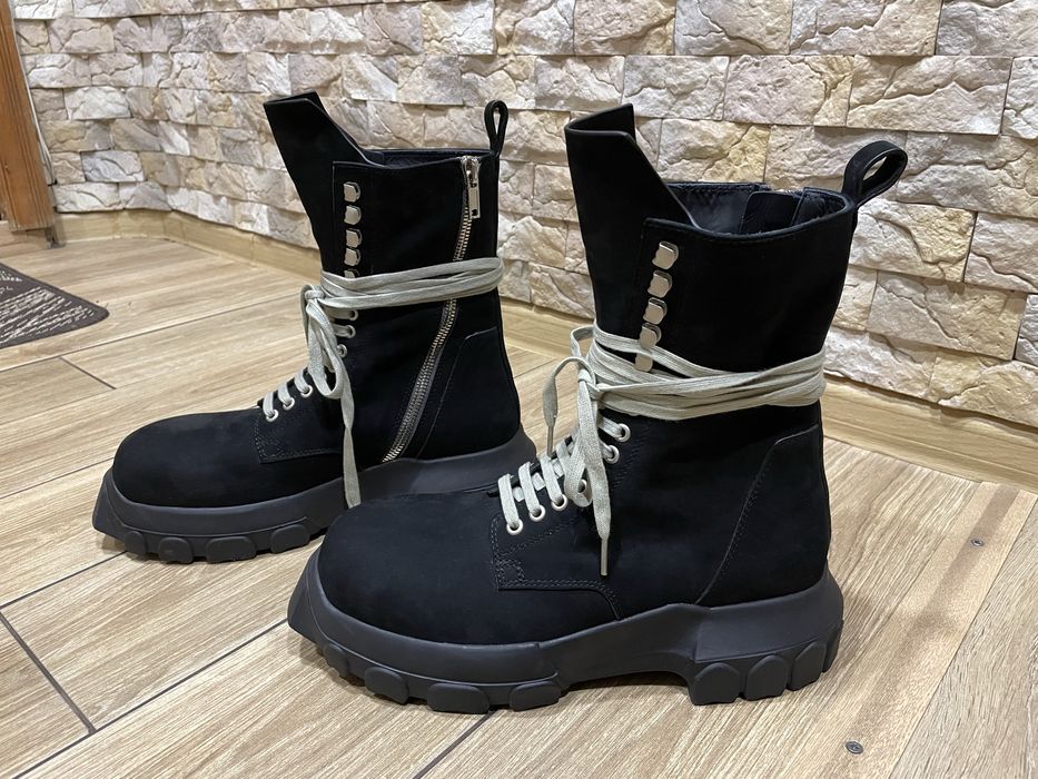 Rick Owens bozo tractor boots