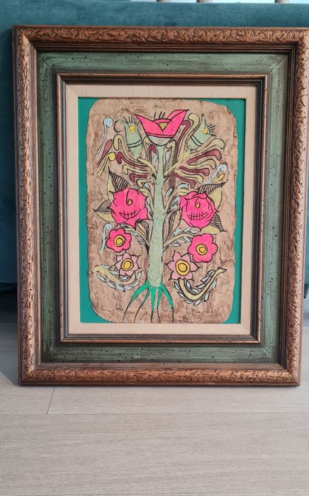 Obraz na korze aztecki Guerrero