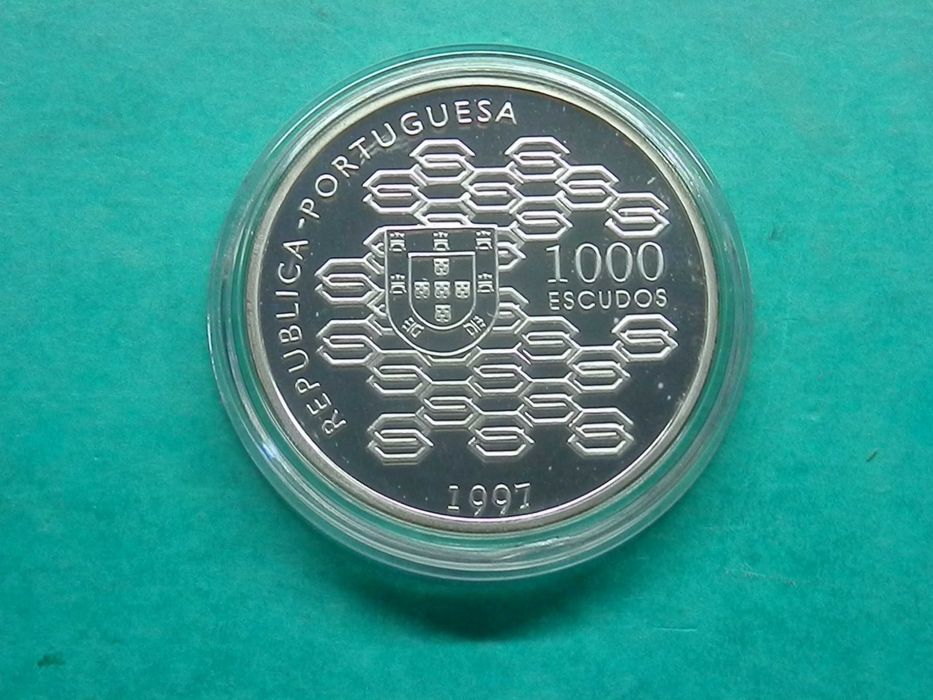 1362 - PROOF: 1.000$00 1997 II Centenário Crédito Público, por 31,00