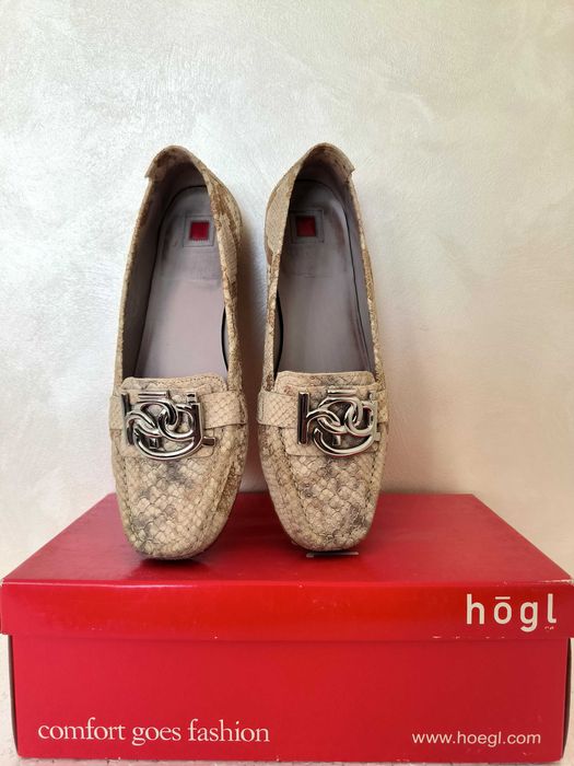 Туфлі шкіряні Hogl, мокасини
