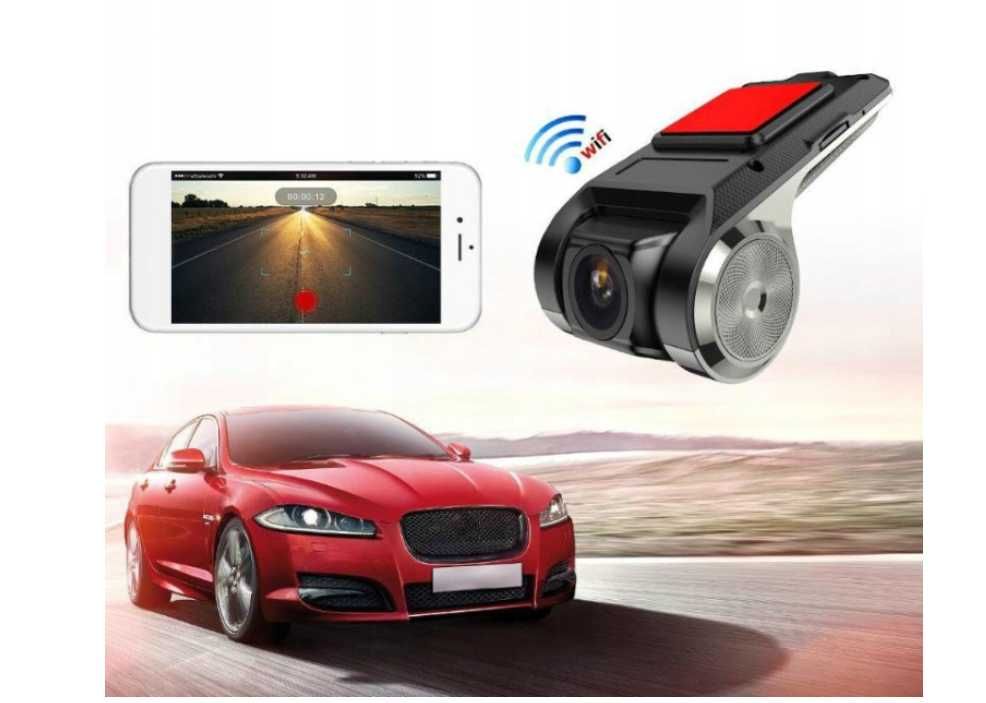 Wideorejestrator kamera Android FULL HD DVR ADAS + karta SD 64GB
