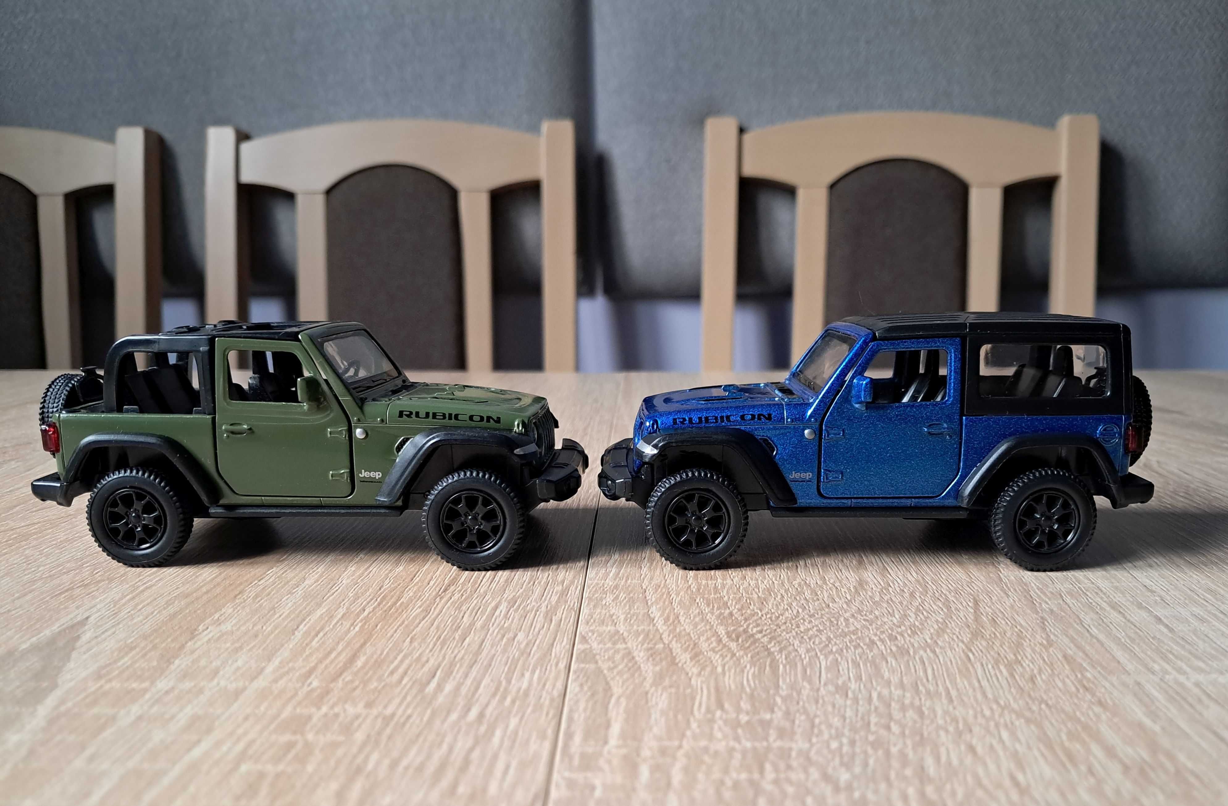 Jeep Wrangler Rubicon zestaw cabrio i dach firmy RMZ. Skala 1:34