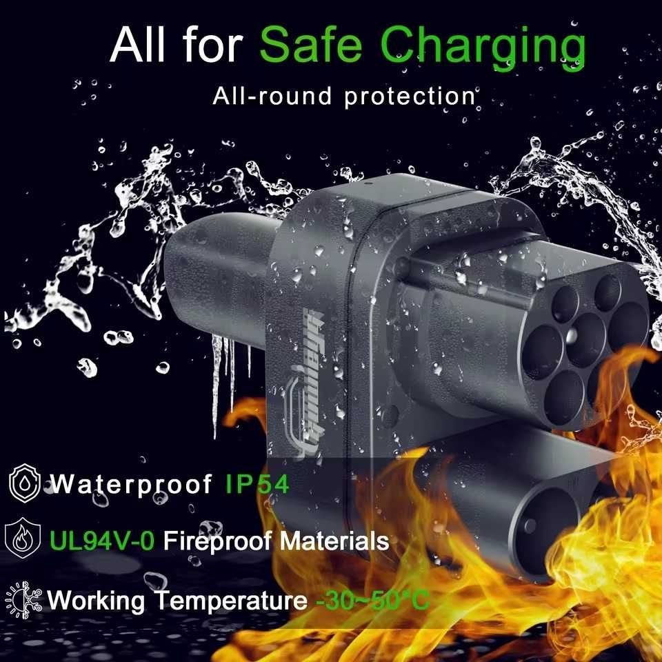Адаптер быстрой зарядки CCS2 to Tesla (Model 3/Y/S/X) - НОВИНКА 300А