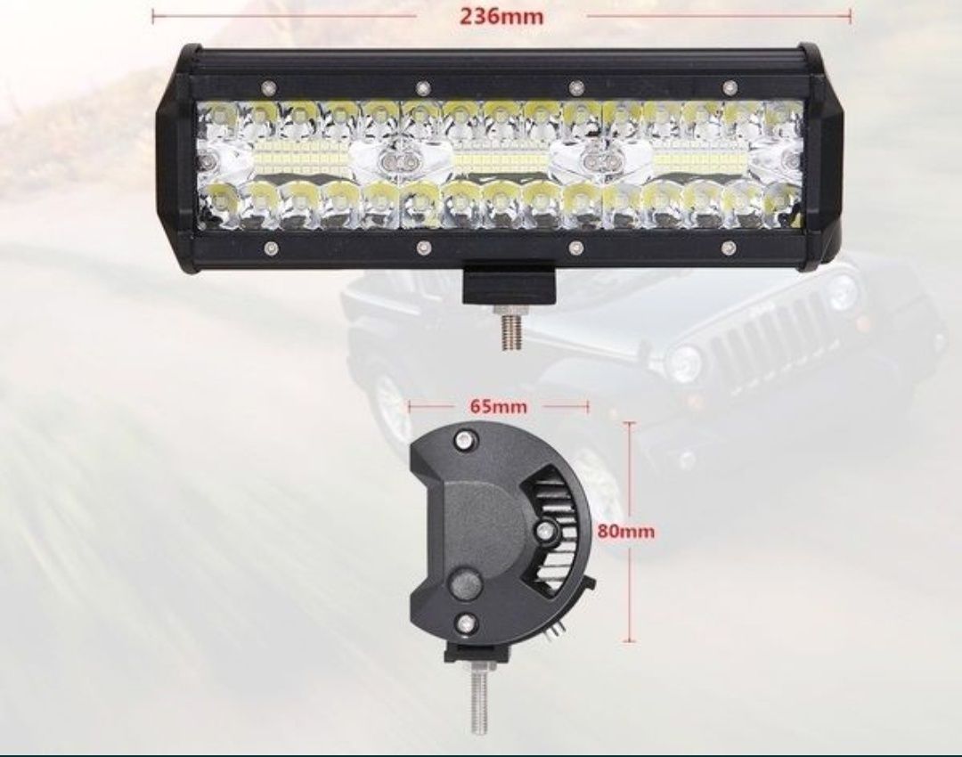 Halogen Robocza 180W Lampa LED 12V - 24V SUPER Jakość