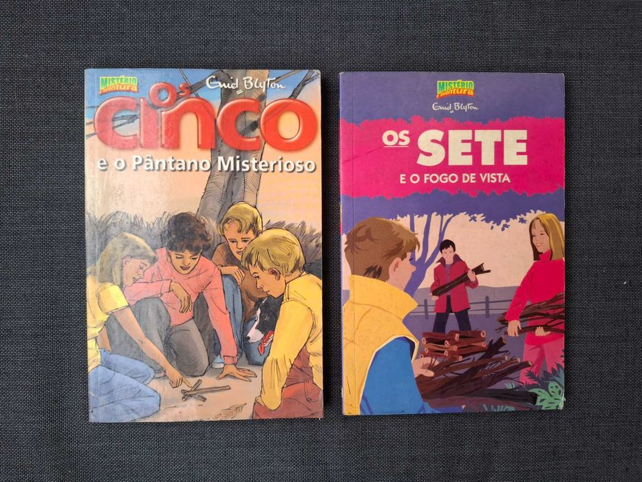 Livros Os Cinco, Os Sete e O Clube das Chaves