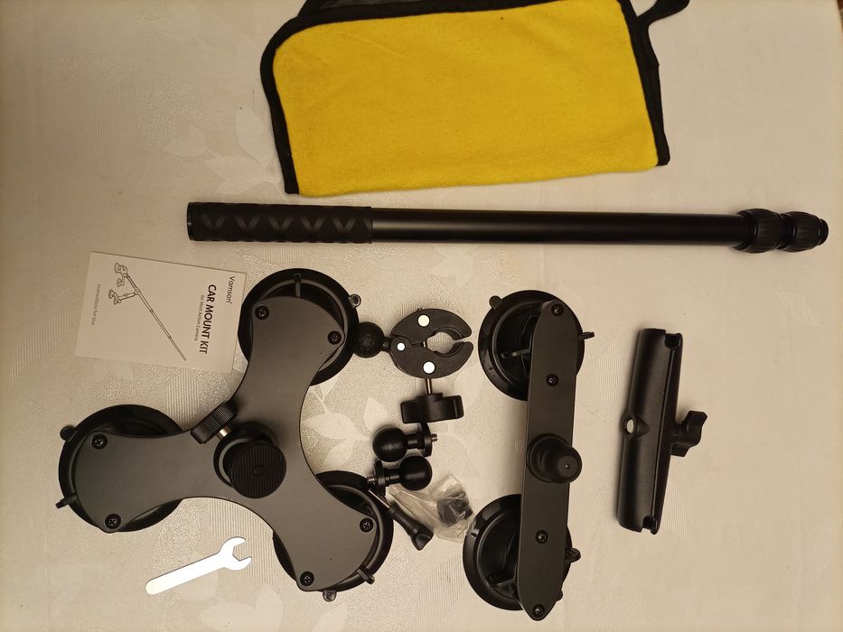 Zestaw do montażu kamery na samochodzie nowy