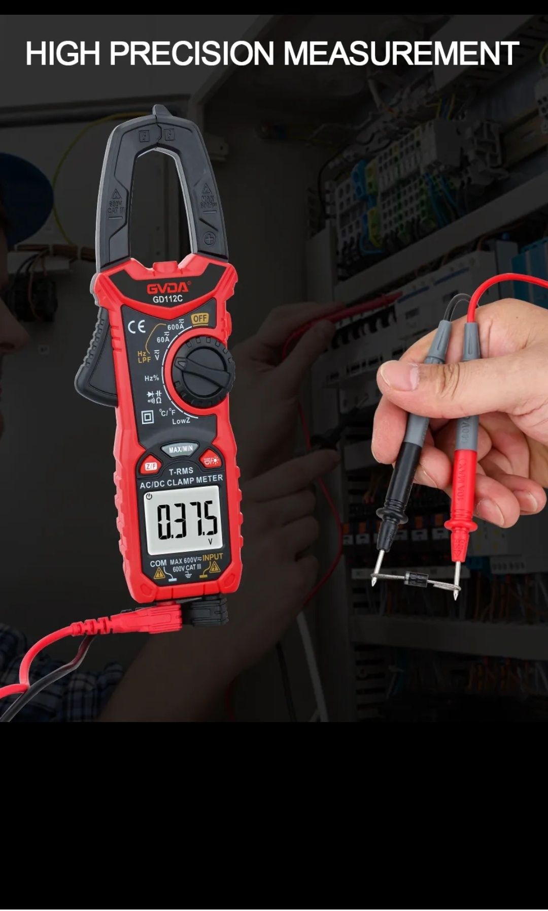 Токовые клещи GVDA GD112C