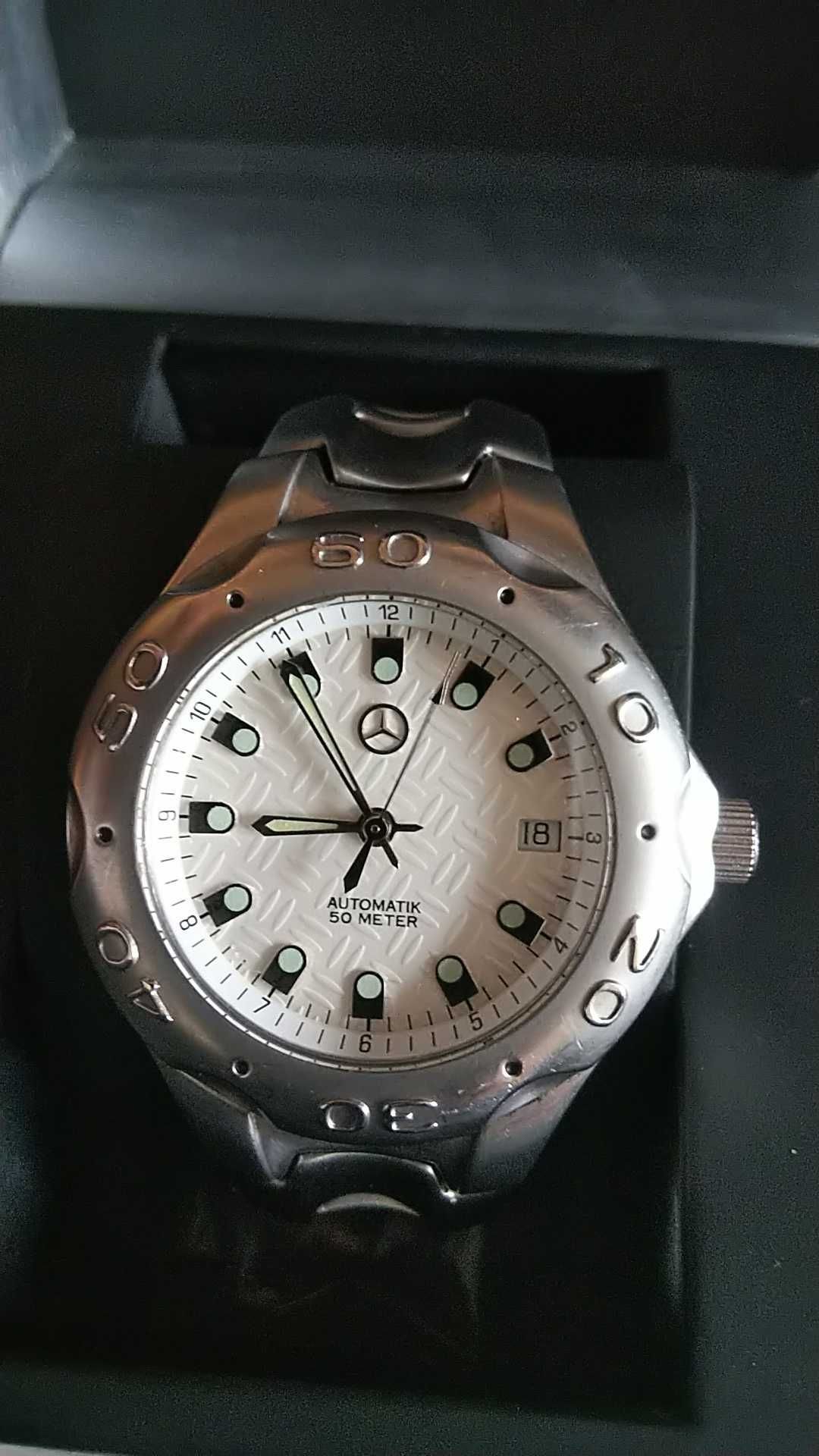 Zegarek Mercedes-Benz oryginał, swiss automatic, eta 2824-2, 25 jewels