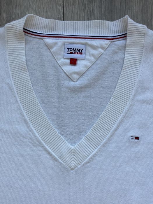 Котоновий тонкий светрик Tommy Hilfiger Jeans