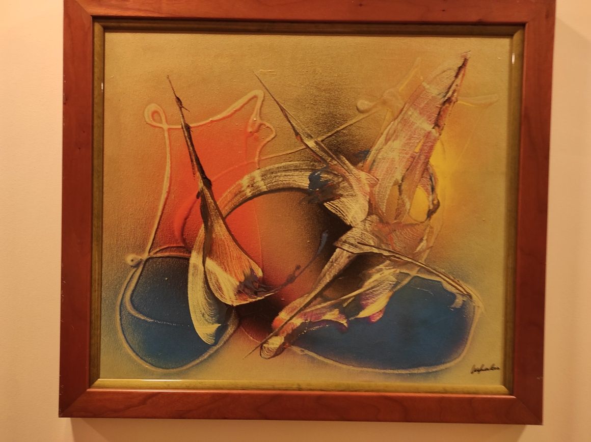 Quadro pintado a óleo