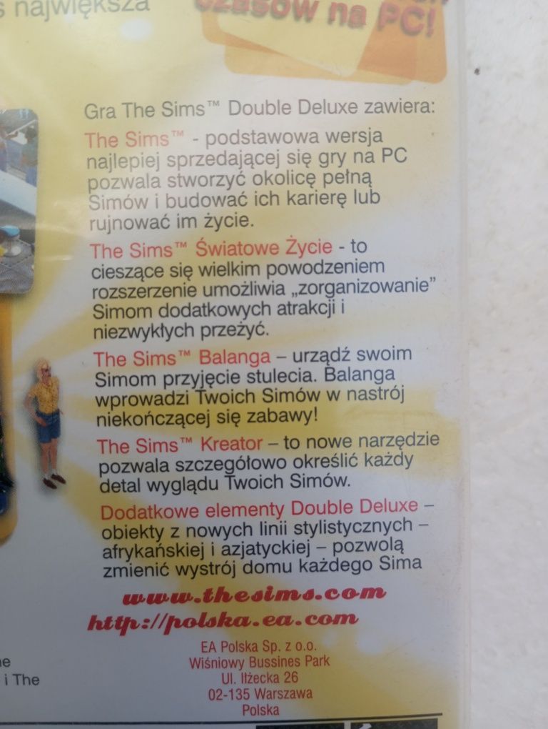 The SIMS - Double Deluxe - PC - ROM