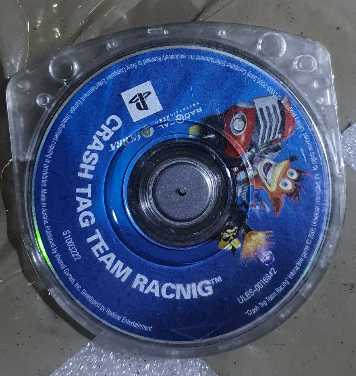 Jogo Crash Tag Team Racing PSP