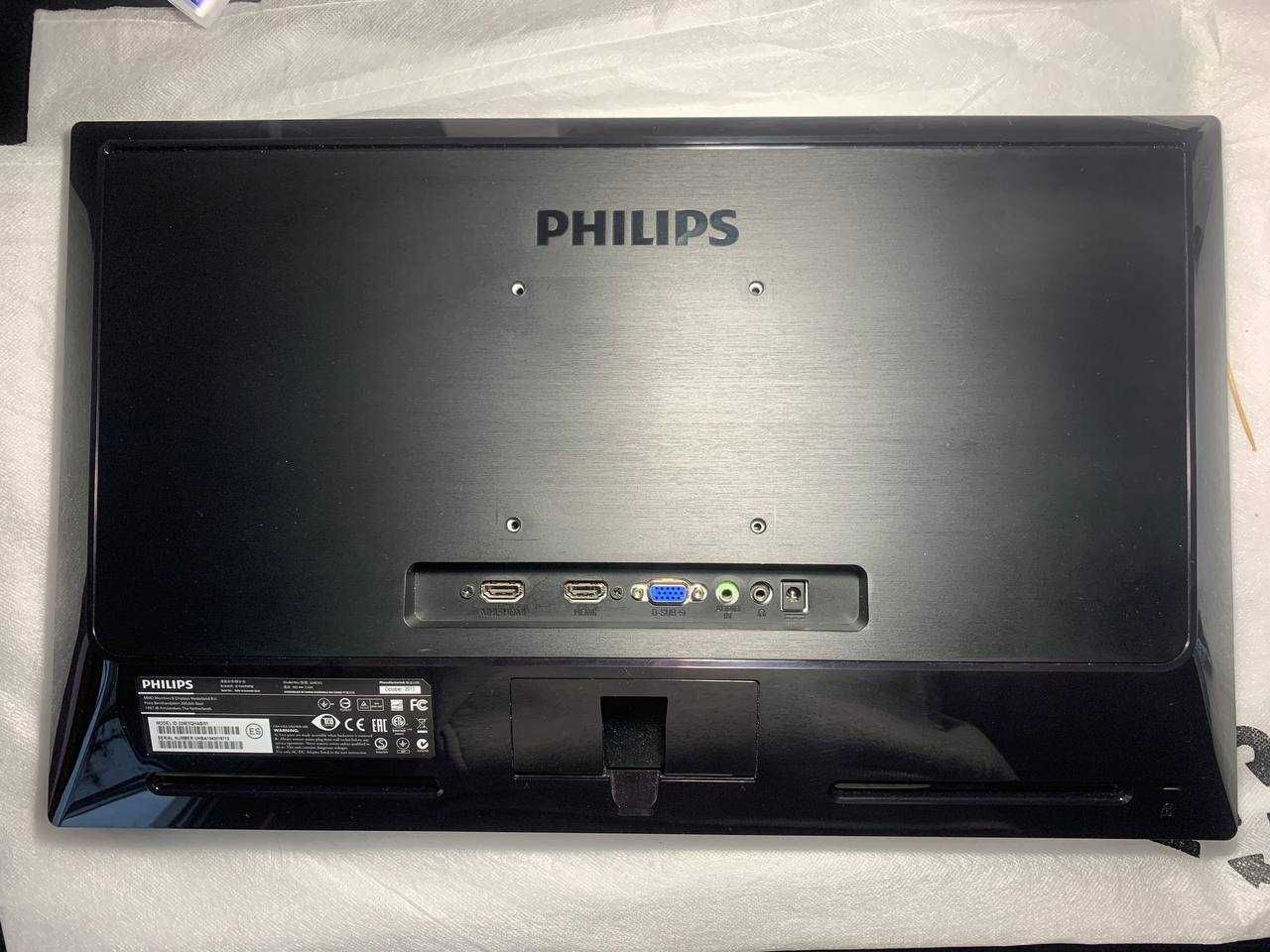 Монитор IPS 22" Philips 224E5QHAB/01 (IPS, HDMI, VESA, колонки)