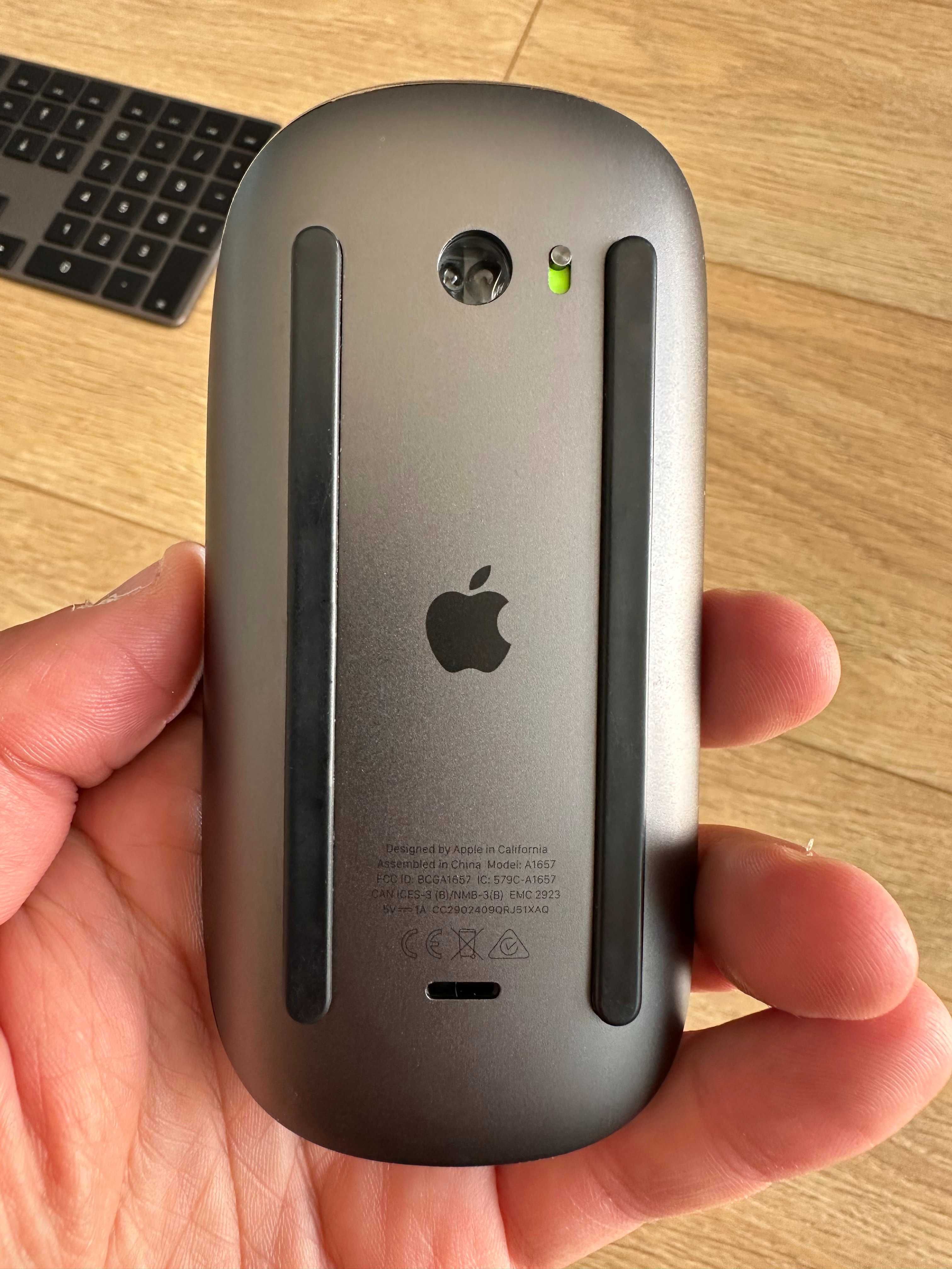 Zestaw Apple Magic Keyboard i Apple Magic Mouse (lightning, czarne)