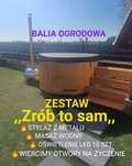 BALIA OGRODOWA ZESTAW do samodzielnego złożenia z hydromasażem