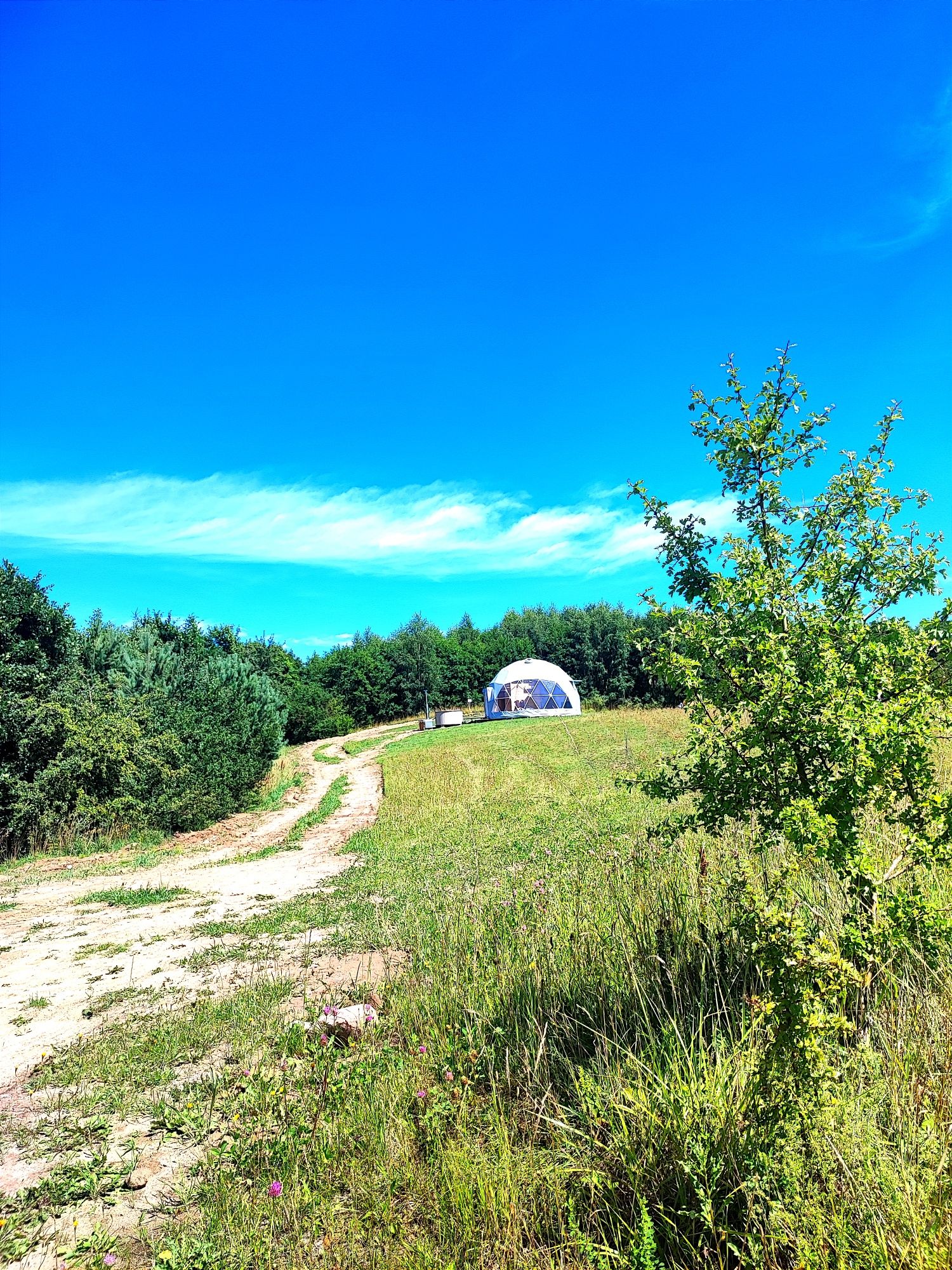 Jurta, Glamping, Namiot, Domek na Kaszubach, wakacje, Jacuzzi balia