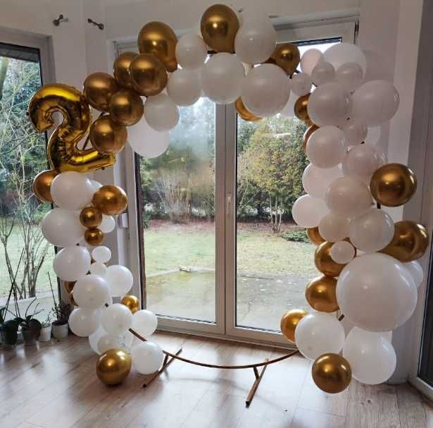 Stelaż na Balony NOWY DUŻY 2,2 m stojak na ozdoby wesele urodziny