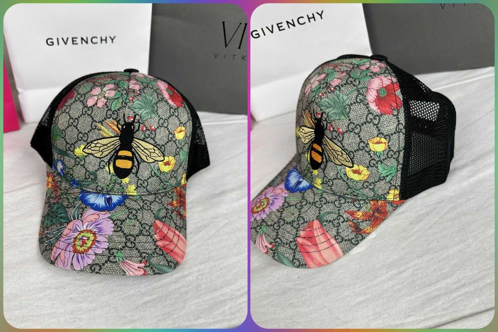 Czapka gucci z daszkiem versace icon nowość czapki