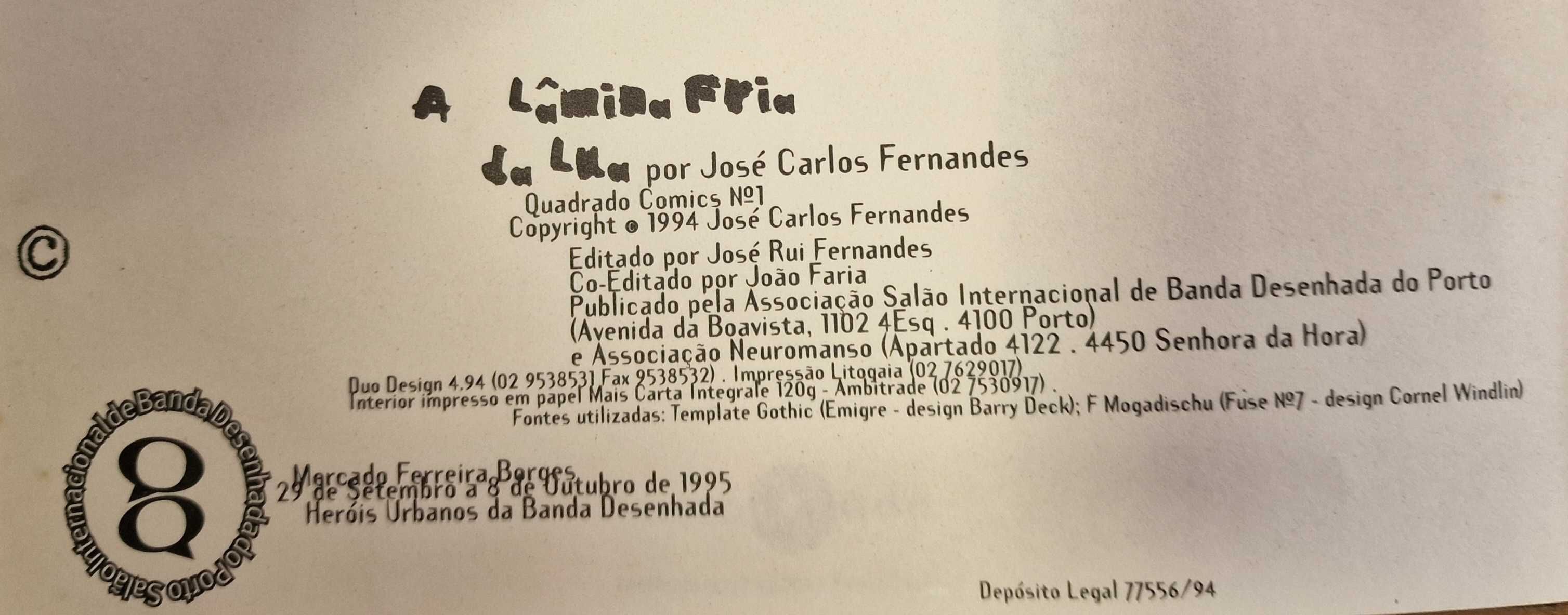 A lâmina fria da Lua de José Carlos Fernandes
