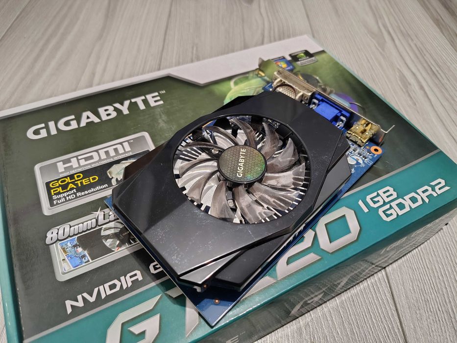 Karta Graficzna Gigabyte Nvidia  GeForce GT220 1GB DDR2 GV-N220D2-1GE
