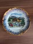 Talerz ozdobny kolekcjonerski 19 cm  Mitterteich Bavaria W.Germany