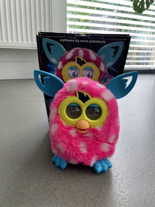 Furby Boom różowy w białe kropki PL