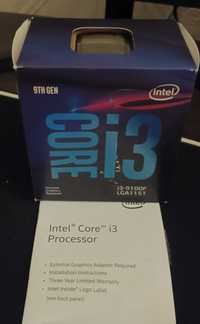 Процесор I3-9100F повний комплект