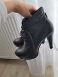 Botki# buty# kozaki skorzane# ryłko# 37