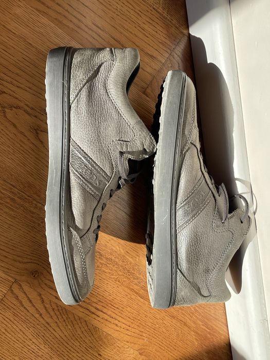 Чоловічі шкіряні високі кеди TODS сірого кольору 43 розмір (Italy)