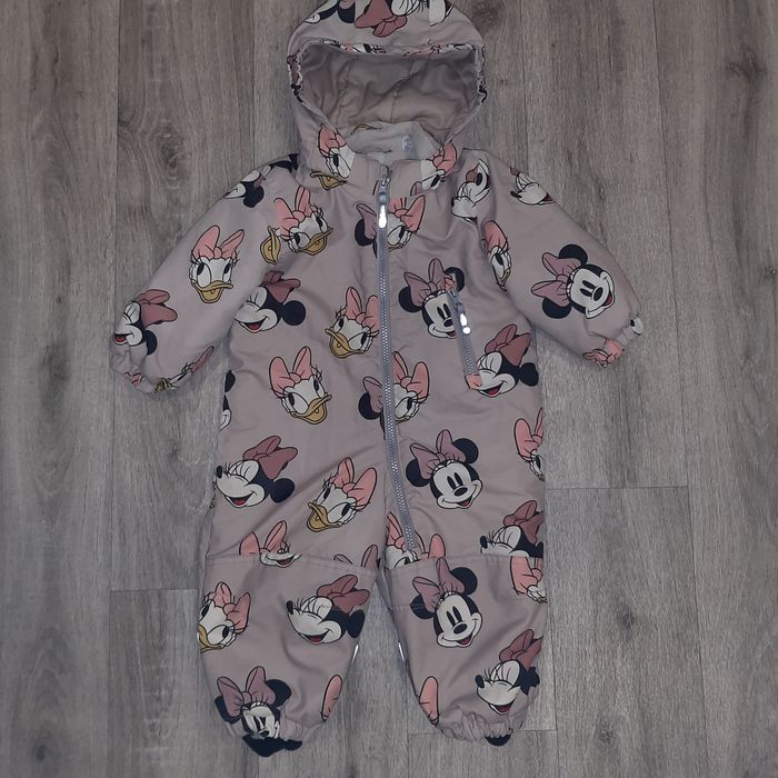 Комбінезон зимовий дівчинці 80 86 см h&m Мінні Маус