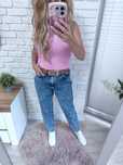 REZERWACJA Jeansy z wysokim stanem H&M