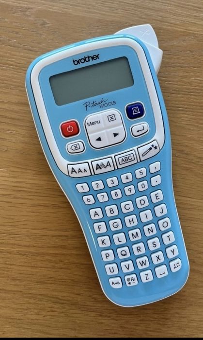 Máquina Rotuladora Brother PT-H100LB - Azul Claro - Impressora Sublima