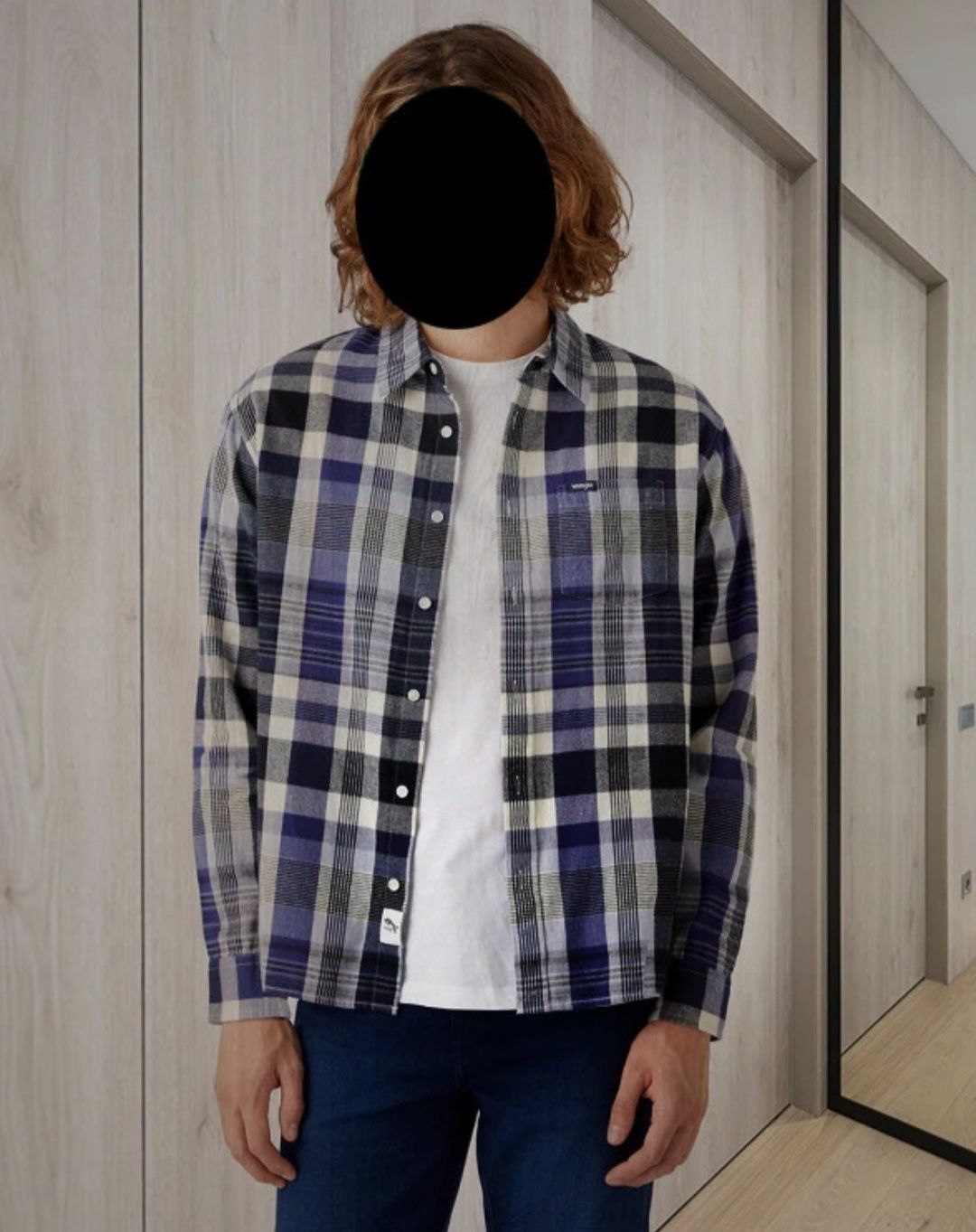 Camisa Wrangler grunge  tamanho M.
Camisa nova com e