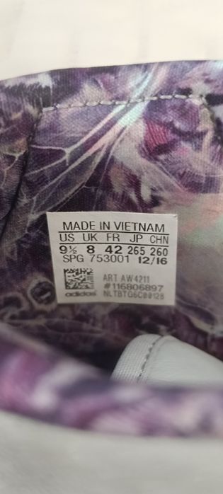 Кросівки хайтопи ADIDAS, 42 р., 26,5-27 см