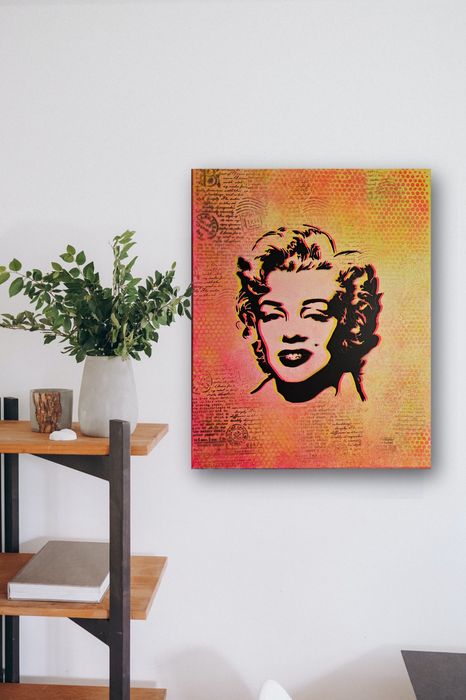 Marylin Monroe obraz ręcznie malowany Do salonu nowoczesny pop-art