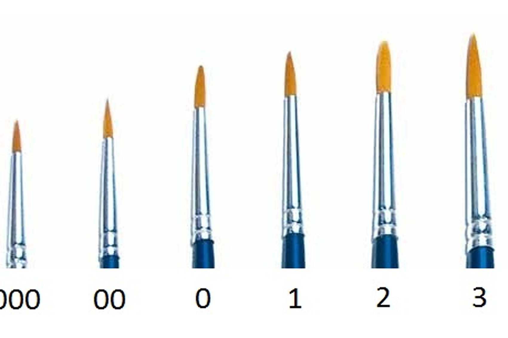 ITALERI (Włochy) Pędzelek stożek nylon 51206 syntetyk -3- MODELARSTWO