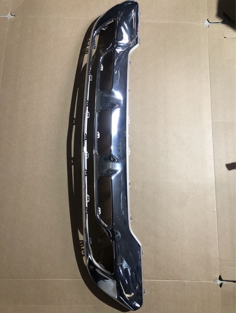 Накладка на бампер (хром) Мерседес Mercedes GLC w253