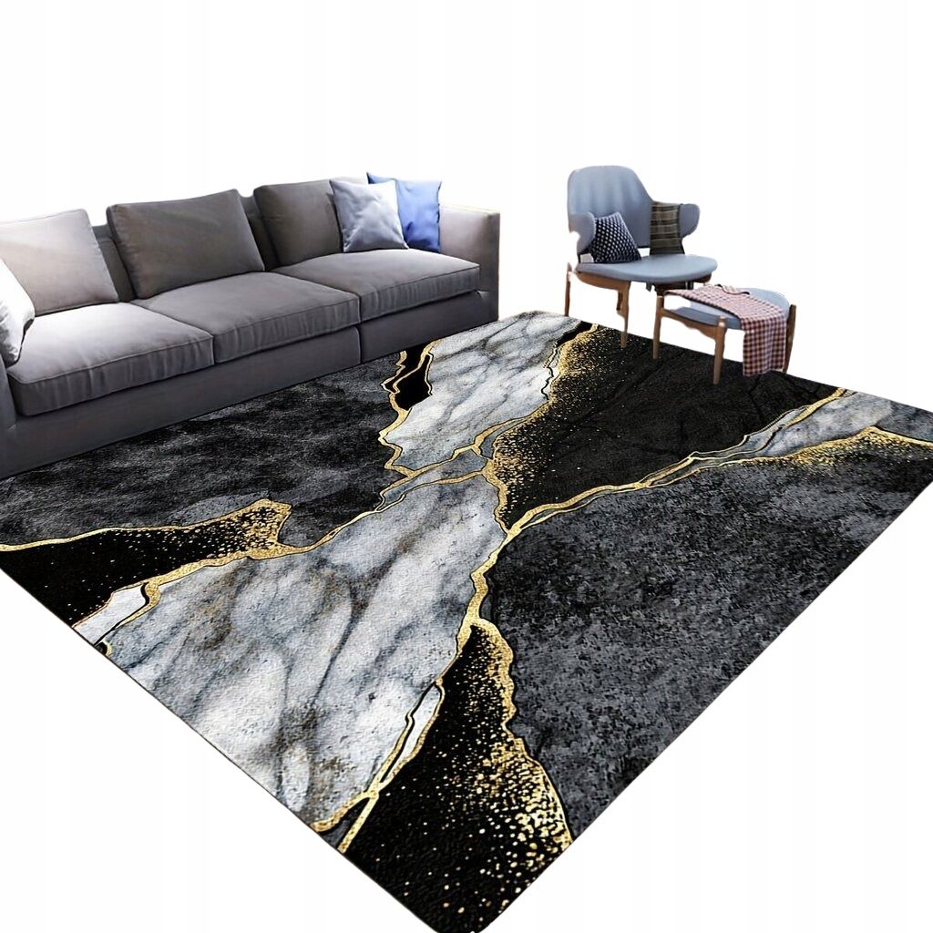 NOWY Dywan do Salonu Efekt 3D Nowoczesne Wzory Elegancki 200x300